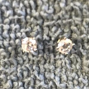 Diamonique Sterling Silver Stud Earrings